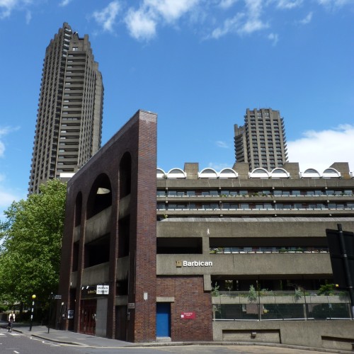 Official entrance to the Barbican Estate