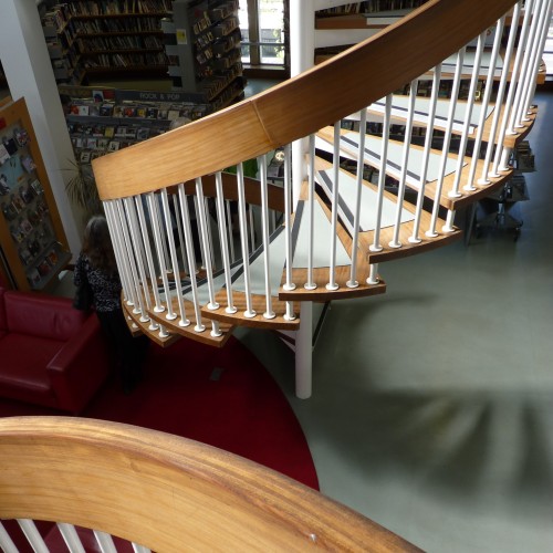 Second pair of spiral staircases