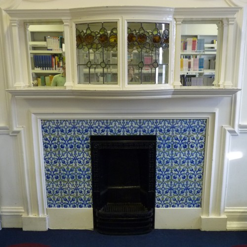 Fireplace in University of East London, Stratford Campus, Library
